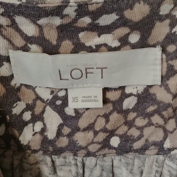 LOFT Animal Print Dress - Picture 7 of 10